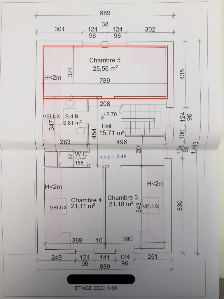 Leudelange, Room 5 floor plan