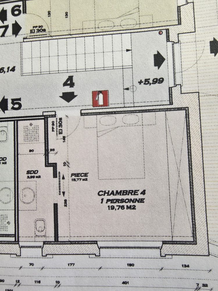 PLAN CHAMBRE 4