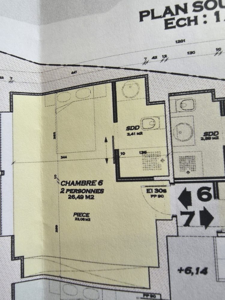 PLAN CHAMBRE 6